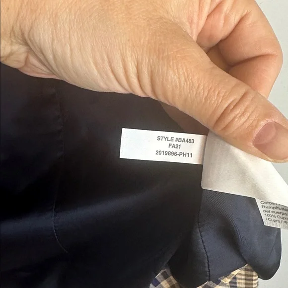 NWOT J. Crew Alfie Blazer in Honey Plaid Italian Wool Stretch Relaxed Fit Size 6 - Picture 16 of 16